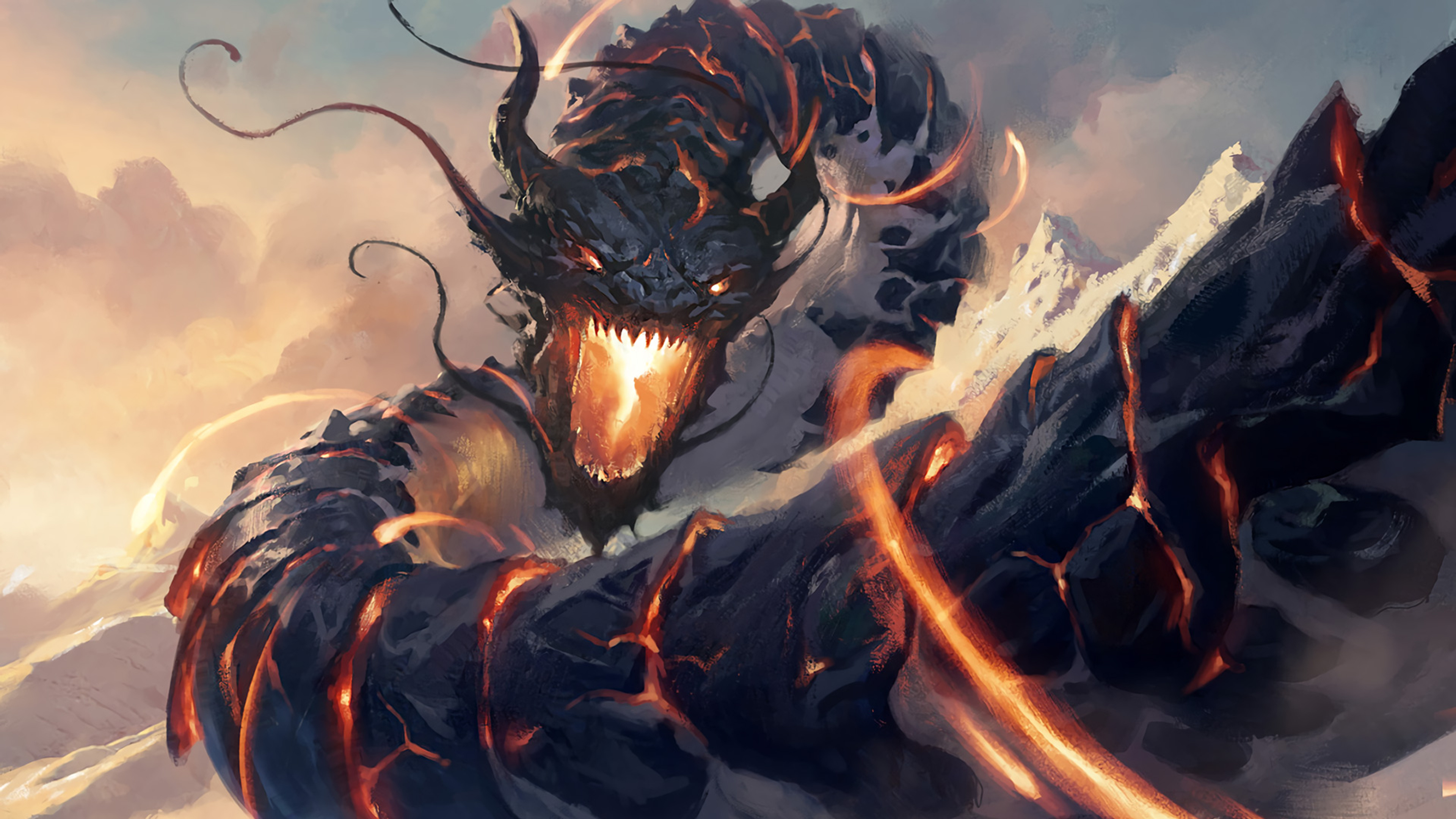 3840x2160 Dragon Fantasy Art 4K ,HD 4k Wallpapers,Images,Backgrounds - dragon ball z new tv show
