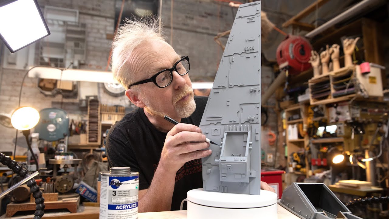 Adam Savage Demonstrates Miniature Spaceship Paneling! - YouTube - How Tall Is Adam Savage: MythBusters Host’s Bold Persona