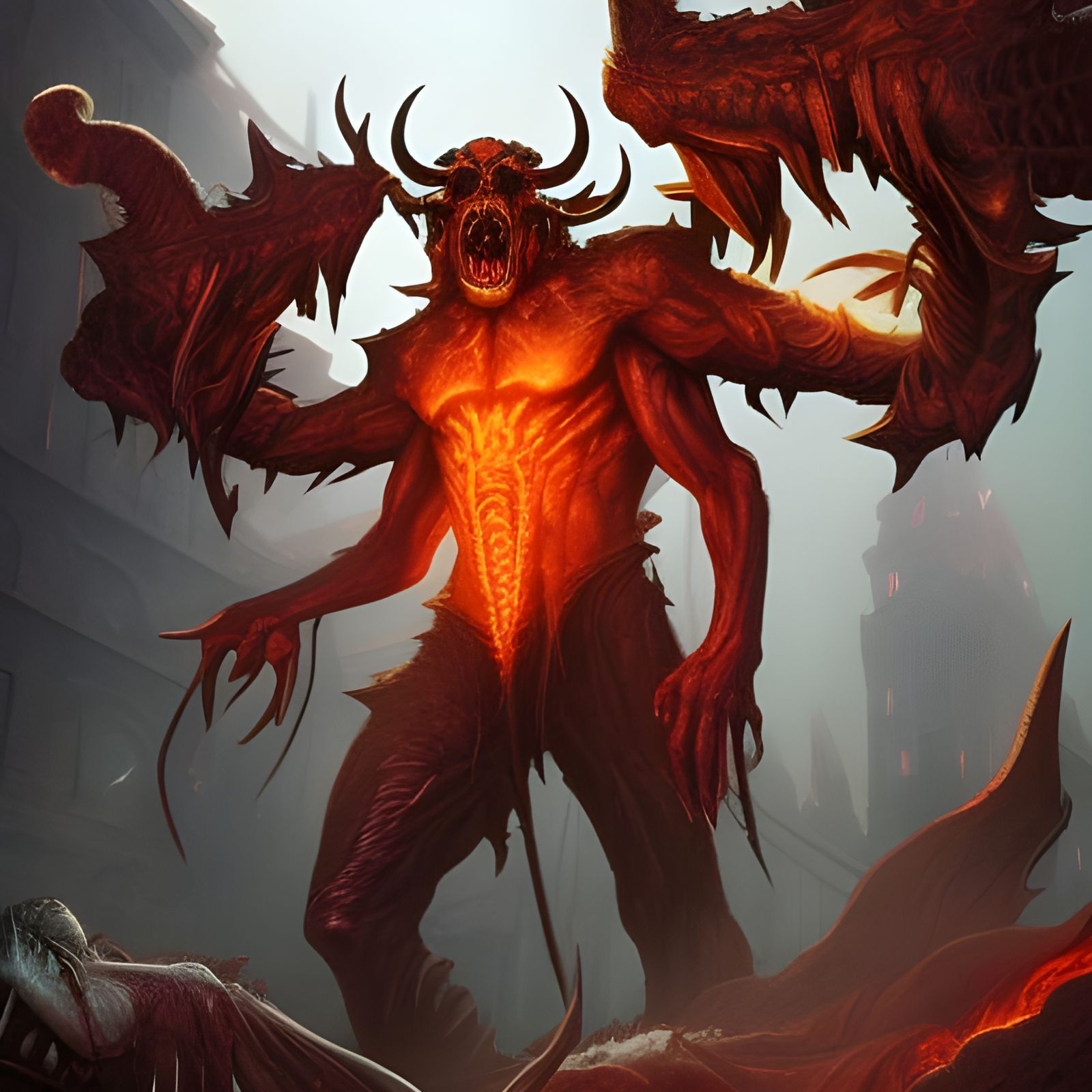 Archdemon - AI Generated Artwork - NightCafe Creator - archdemon's dilemma: how to love your elf bride