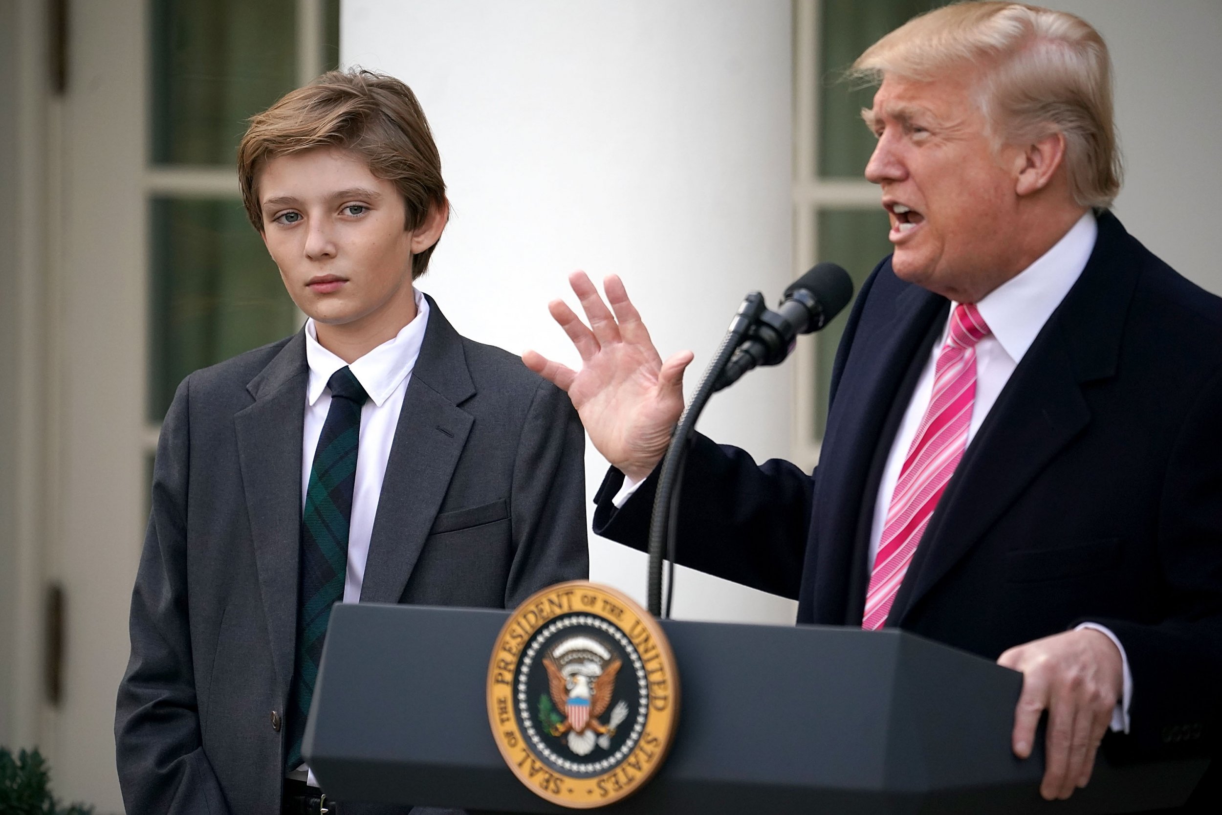 Barron Trump's School Signs Open Letter Asking His Dad to Act on Gun - Did Barron Trump Apply to Harvard?