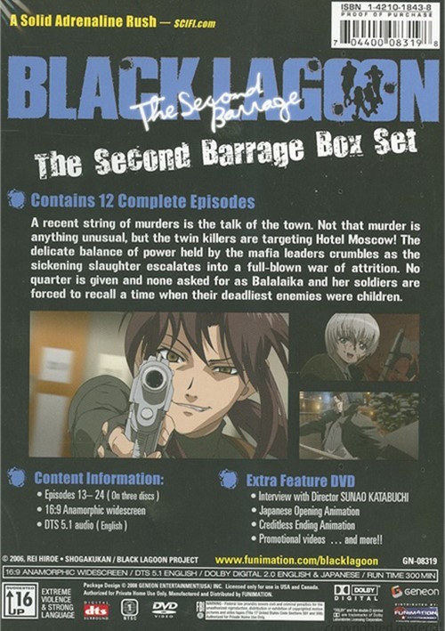 Black Lagoon: The Second Barrage - Season 2 (DVD) | DVD Empire - black lagoon the second barrage season 2