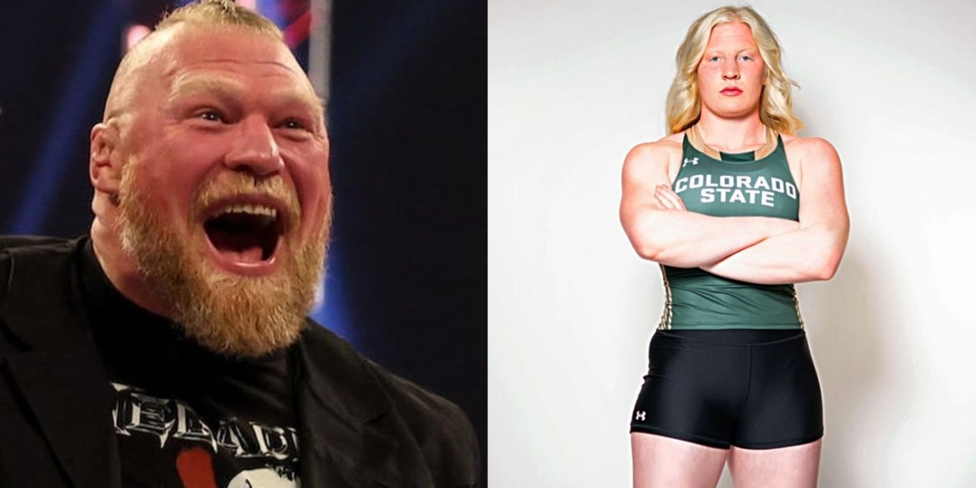 Brock Lesnar's Daughter Mya Breaks Record At Colorado State - How Tall Is Mya Lesnar? Brock Lesnar’s Daughter’s Athletic Stature