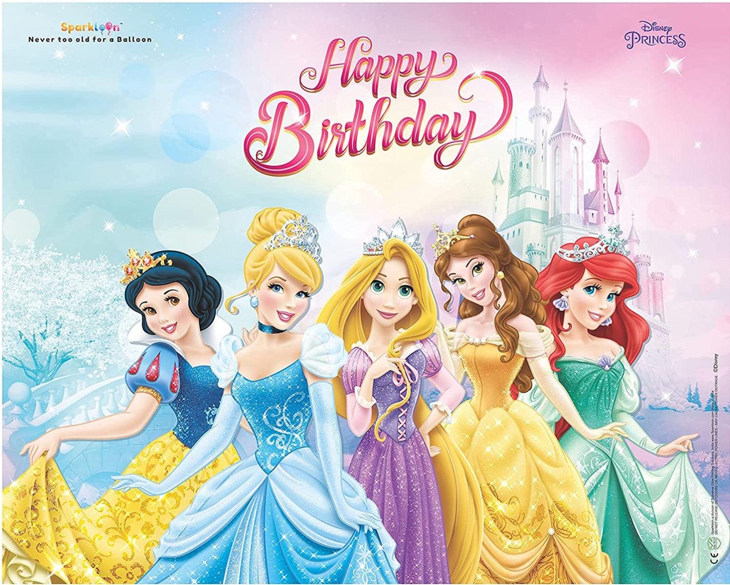 Buy Disney Princess Multi Princess Happy Bitrhday Back Drop, Pack of 1 - Is Princess Kate Pregnant? Royal Baby Buzz in 2025