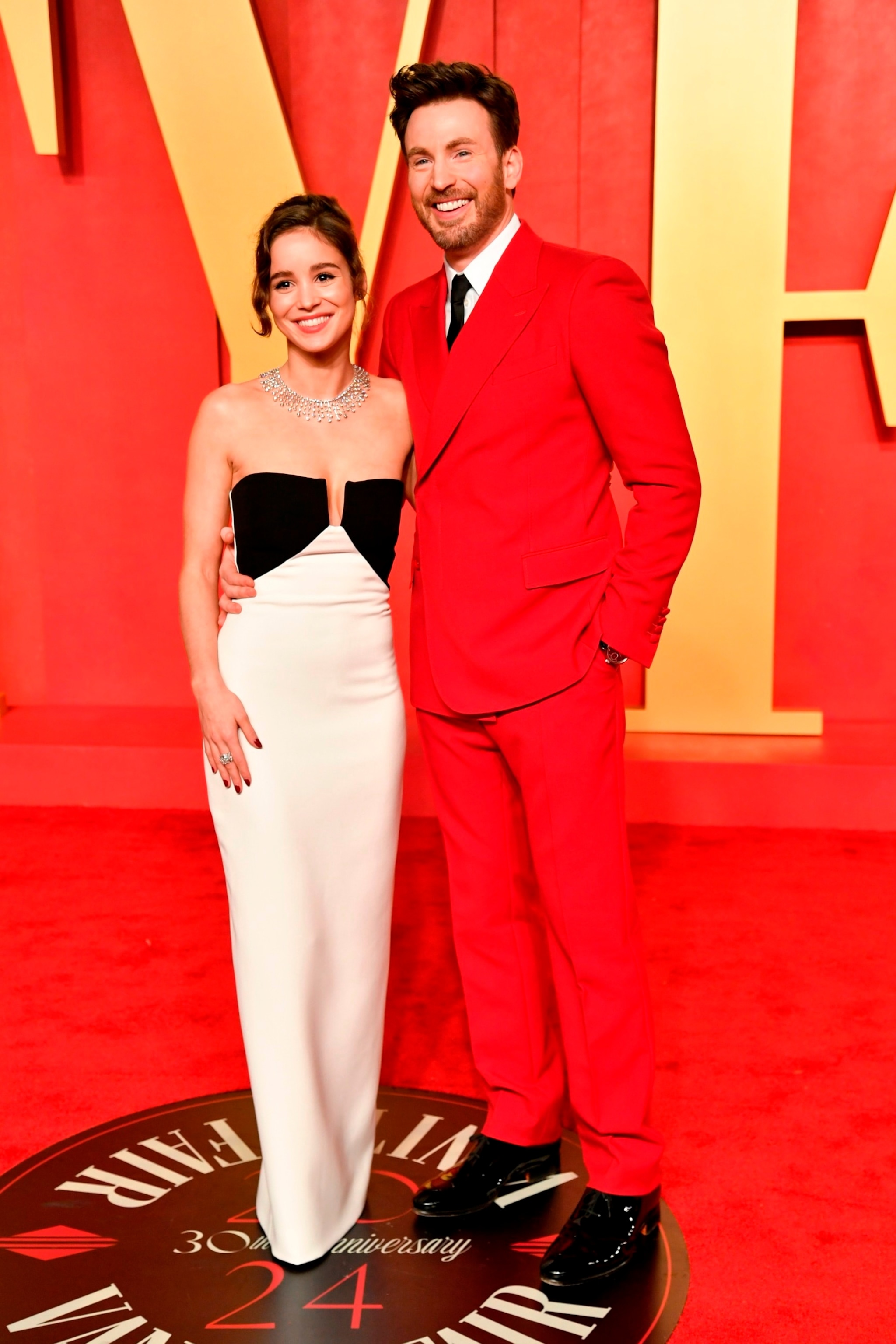 Chris Evans, wife Alba Baptista turn Vanity Fair Oscar party into date - Who Is Chris Evans’ Wife? Captain America's Leading Lady Revealed