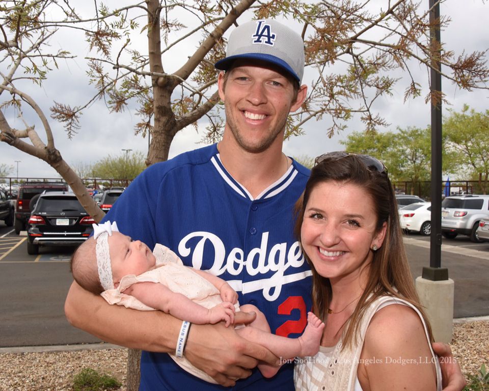 Clayton Kershaw with his wife and their daughter... ST 2015 Let's Go - How Old Is Clayton Kershaw? MLB Legend’s Age & Career Timeline