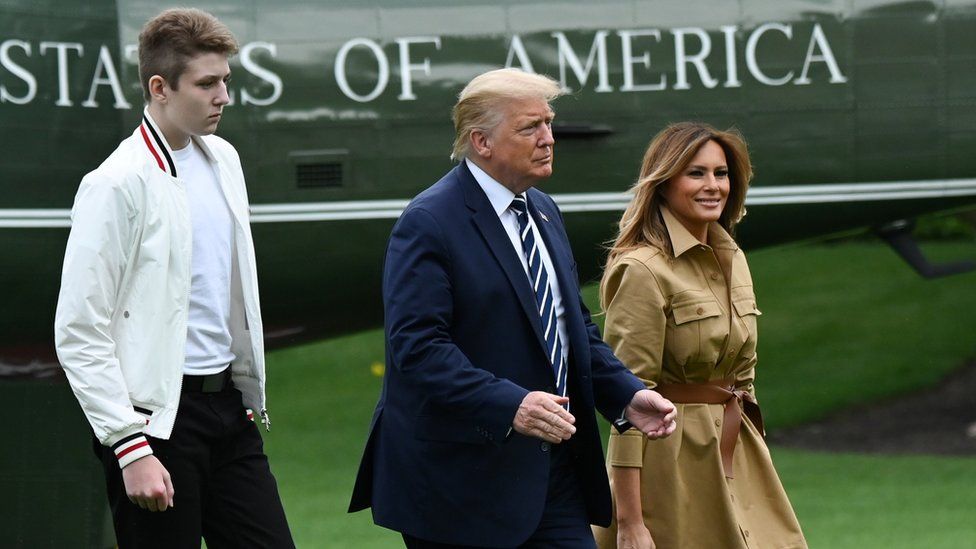 Covid: Trump's son Barron had coronavirus, says first lady - BBC News - Has the Trump Family Addressed Barron's Autism Rumors?
