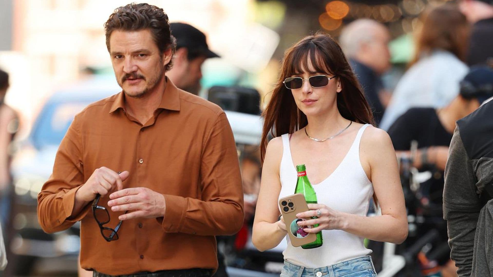 Dakota Johnson and Pedro Pascal pack on PDA for movie - Are Dakota Johnson and Pedro Pascal Dating? Romance Rumor Debunked