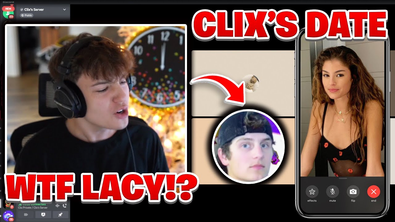 Darla's BOYFRIEND (Lacy) *RUINS* Clix's SPEED DATE Live On Stream - Who Is Lacy Dating? The Internet Wants to Know!