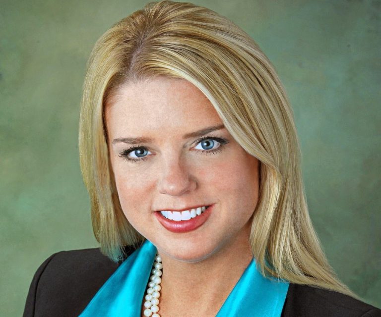 Pam Bondi Measurements: Florida Figure with Legal Flair