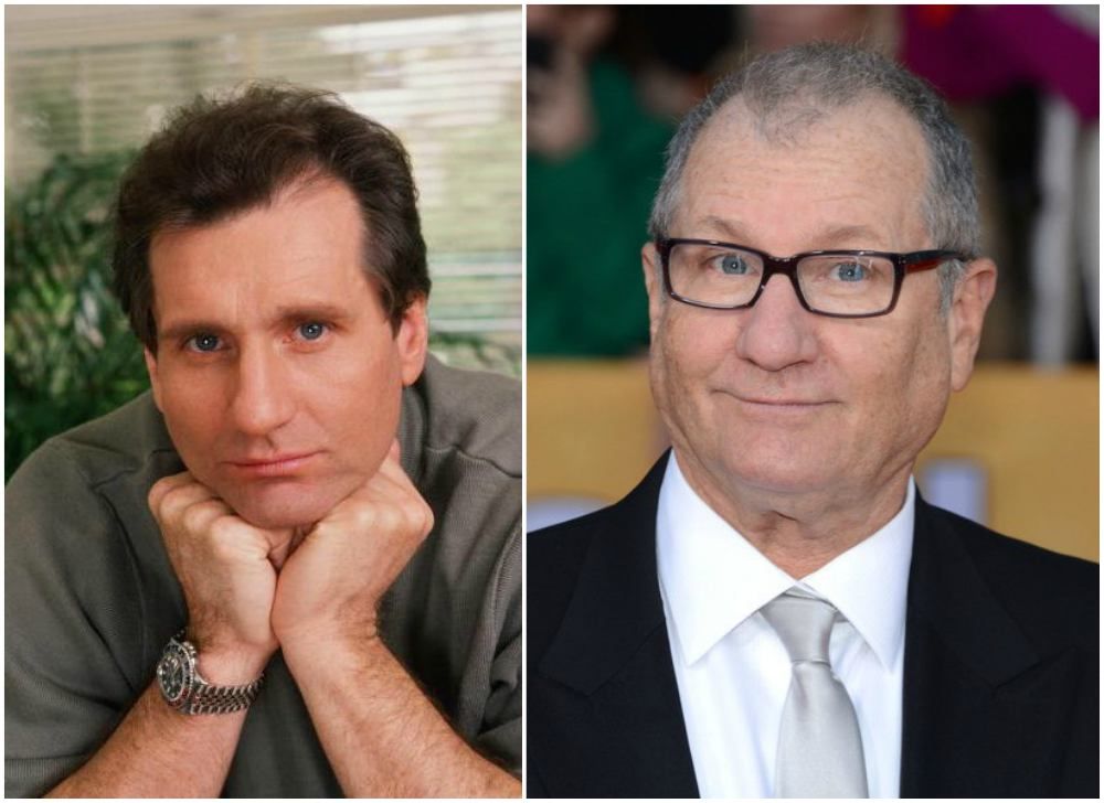 Ed-O`Neill`s eyes color - blue and hair color - light brown Ed O'neill - Ed O’Neill’s Height: Al Bundy’s Larger-Than-Life Frame