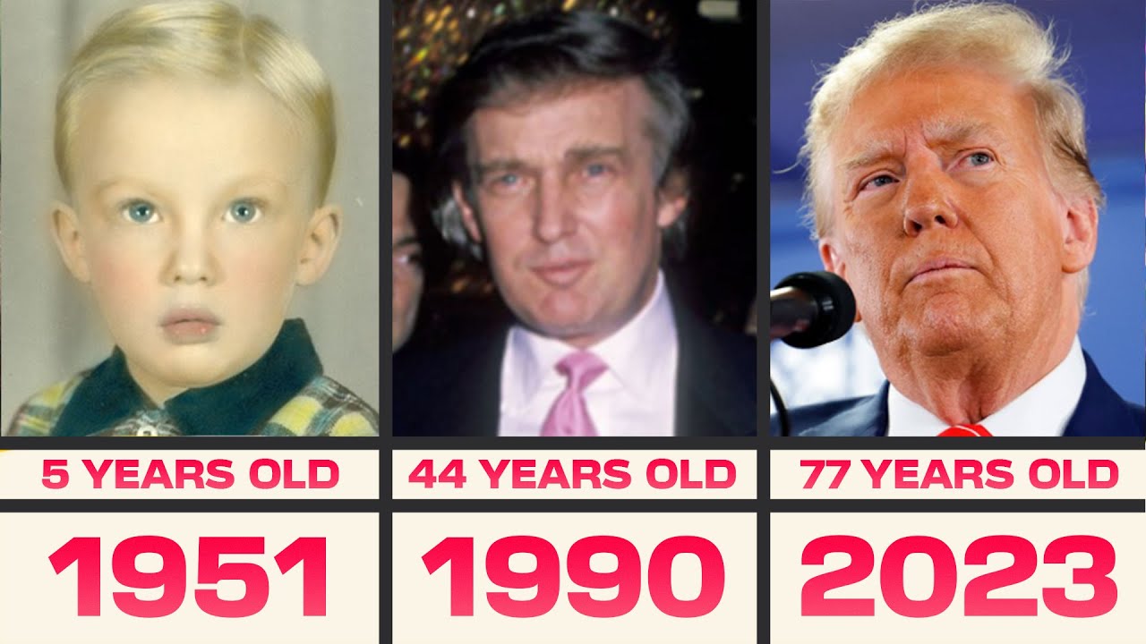 Evolution of Donald Trump Age 0-77 (1946-2024) - YouTube - How Old Is Donald Trump? Former President’s Real Age in 2025