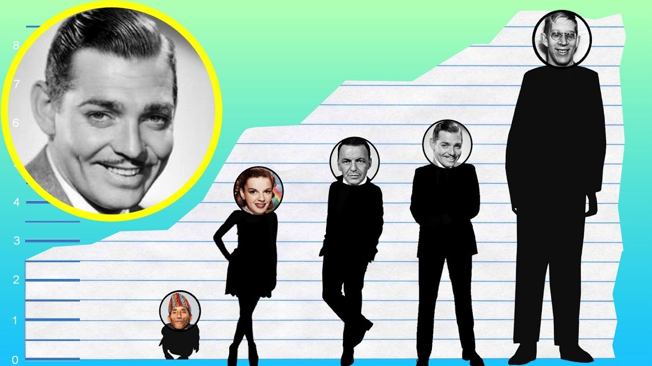 How Tall Is Clark Gable? - Height Comparison! - YouTube - Clark Gable’s Height: How Tall Was the King of Hollywood?