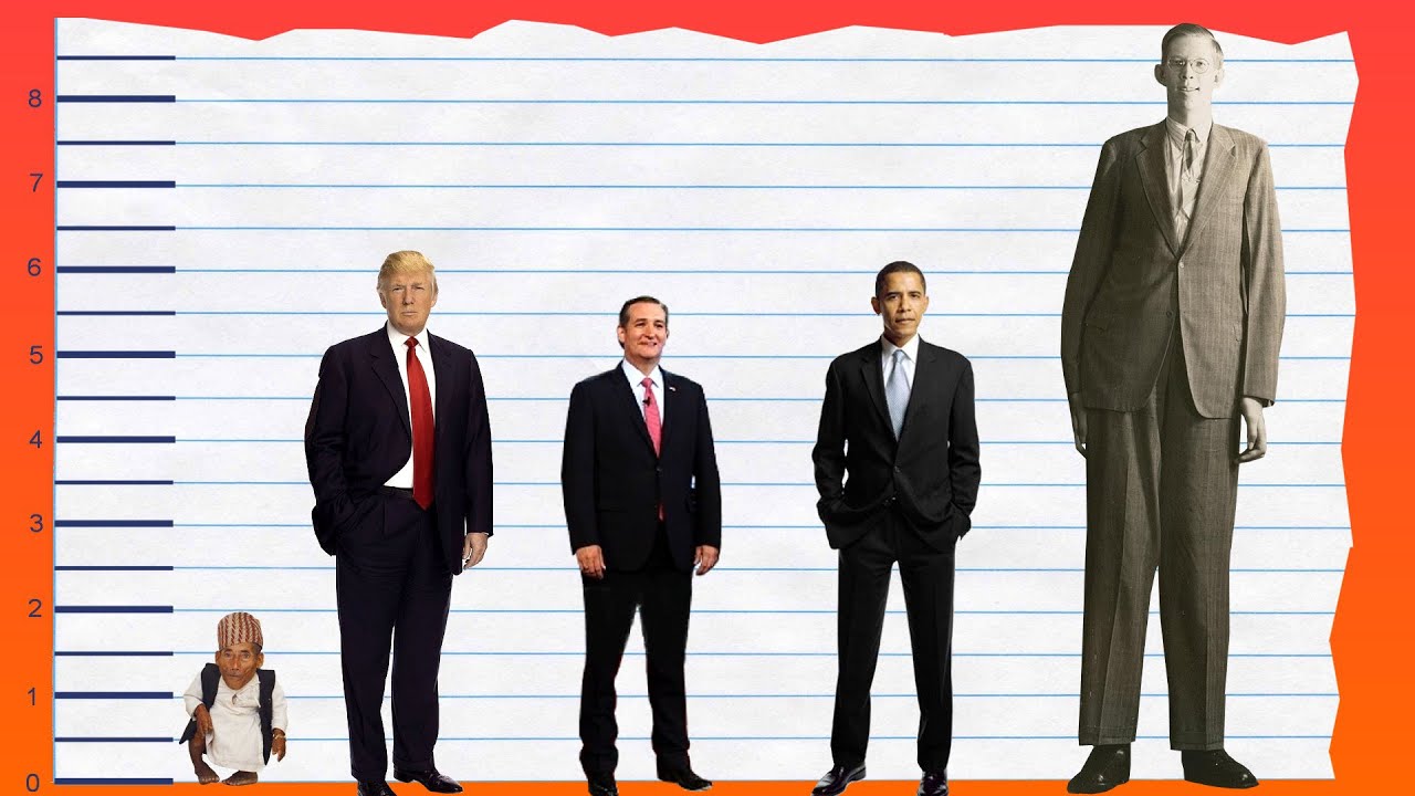 How Tall Is Donald Trump? - Height Comparison! - YouTube - How Tall Is Donald Trump? Real Stats on the Former President