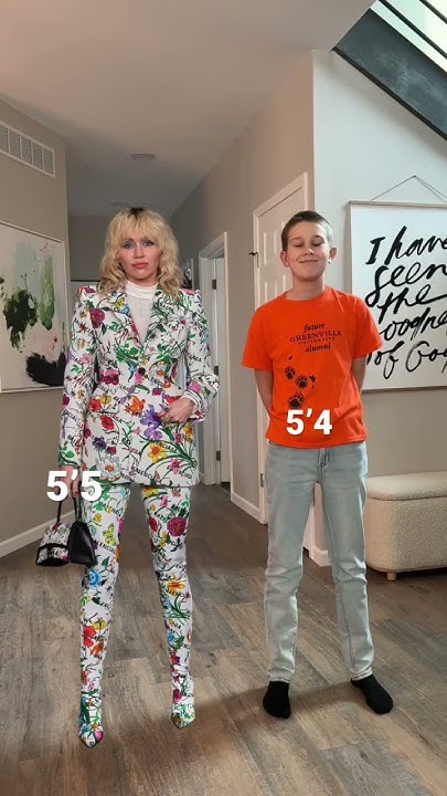 How tall is Miley Cyrus #shorts #tall #tallfamily - YouTube - How Tall Is Miley Cyrus? Pop Star’s Real Height Unveiled