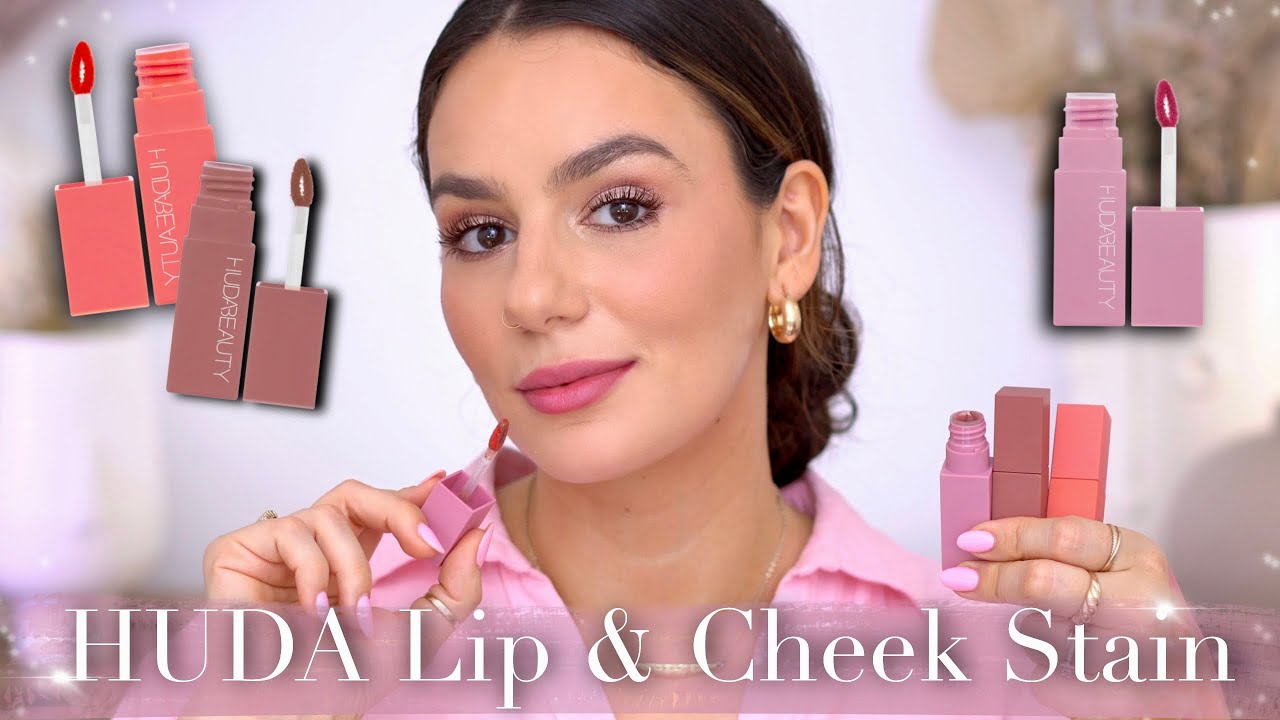 HUDA BEAUTY : LIP AND CHEEK STAIN || Full Day Wear Test - Application - How Old Is Huda from Love Island? The Bombshell’s Real Age Revealed