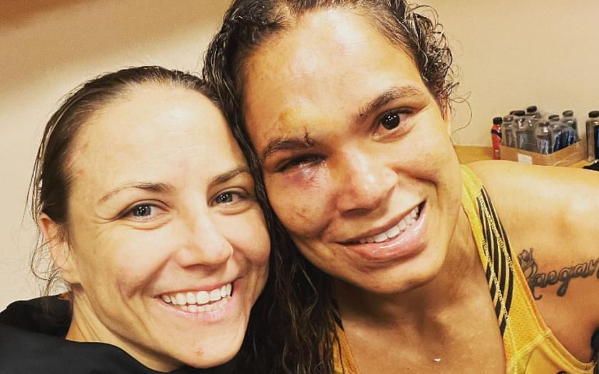 Is Amanda Nunes' wife Nina Nunes fighting in the UFC this weekend? - Who Is Amanda Nunes’ Wife? Meet MMA’s Power Couple