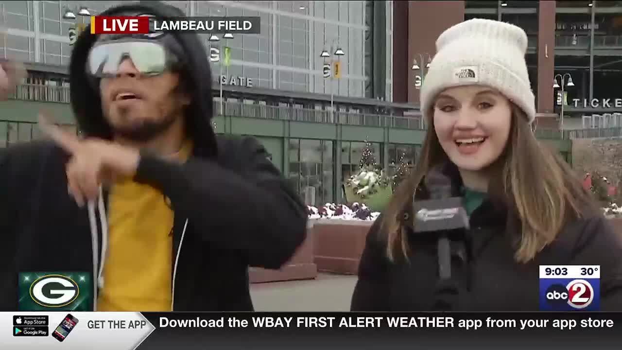 Jaire Alexander photobombs WBAY live shot - YouTube - How Old Is Jaire Alexander? Packers Star’s Age Revealed