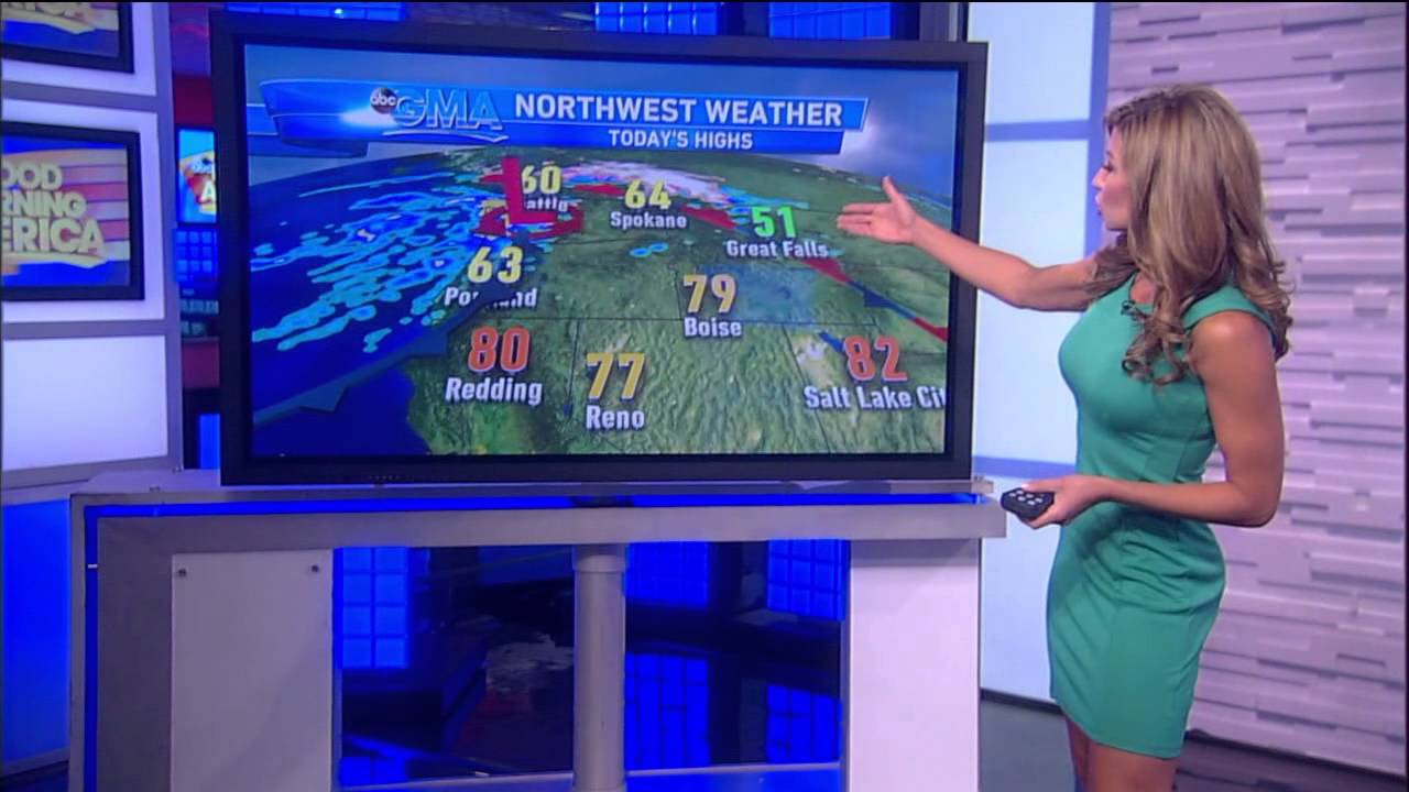 Julie Durda - tight dress - May 3, 2014 - YouTube - Julie Durda’s Height: Meteorologist and ABC News Contributor