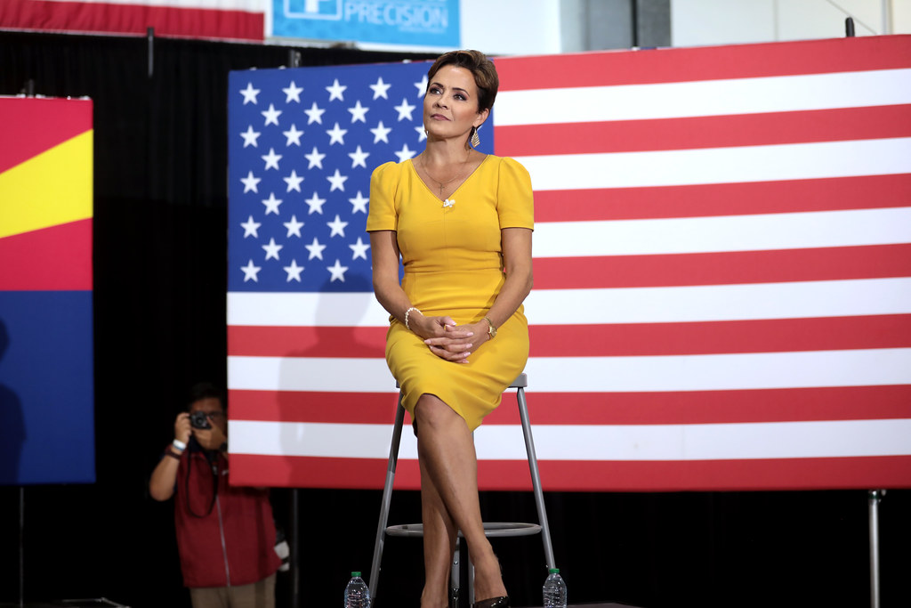 Kari Lake | Kari Lake speaking with supporters at a campaign… | Flickr - Kari Lake Measurements: Former Anchor’s Look & Public Presence