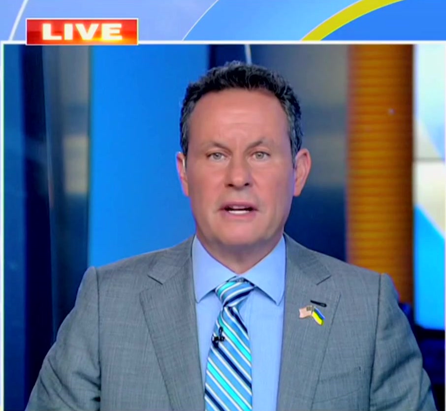 Kingsley Cortes on Twitter: "Brian Kilmeade sporting an Ukraine flag - Brian Kilmeade Measurements: Energetic Broadcaster’s Profile
