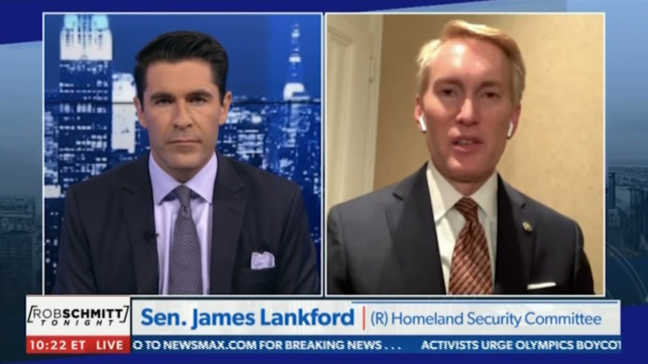 Lankford Joins Rob Schmitt on Newsmax to Discuss the Crisis at the US - Rob Schmitt’s Height: Newsmax Anchor’s Stature