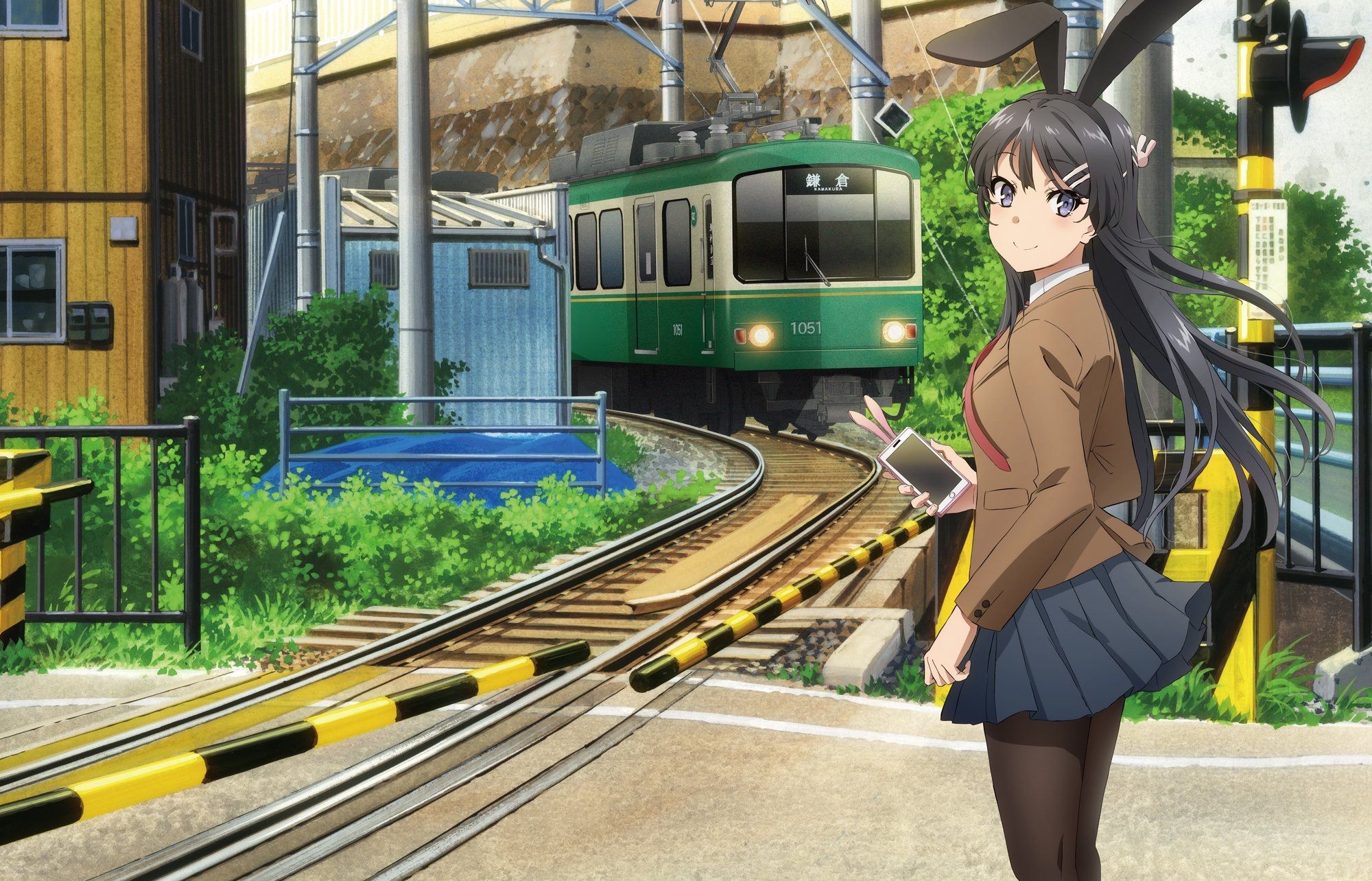 Mai Sakurajima Bunny Ears HD Wallpaper by JZjuarez - rascal does not dream of bunny senpai