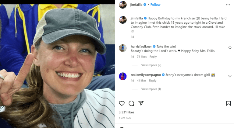 Meet Jenny Failla, Jimmy Failla Wife (What You Should Know) - Who Is Jimmy Failla’s Wife? The Comedian’s Partner in Life