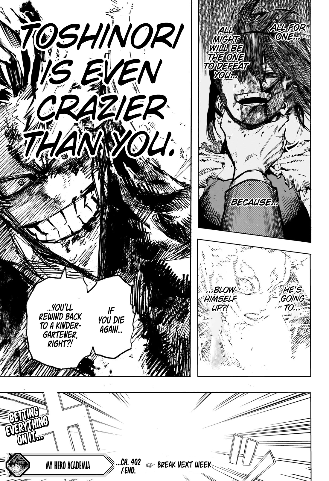 My Hero Academia Chapter 402 | TCB Scans - my hero academia television show season 2
