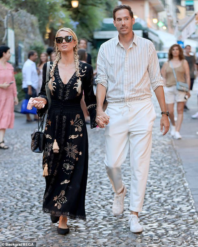 Paris Hilton and husband Carter Reum hold hands on a romantic stroll in - Who Is Paris Hilton’s Husband? Meet Carter Reum, the Entrepreneur and Venture Capitalist
