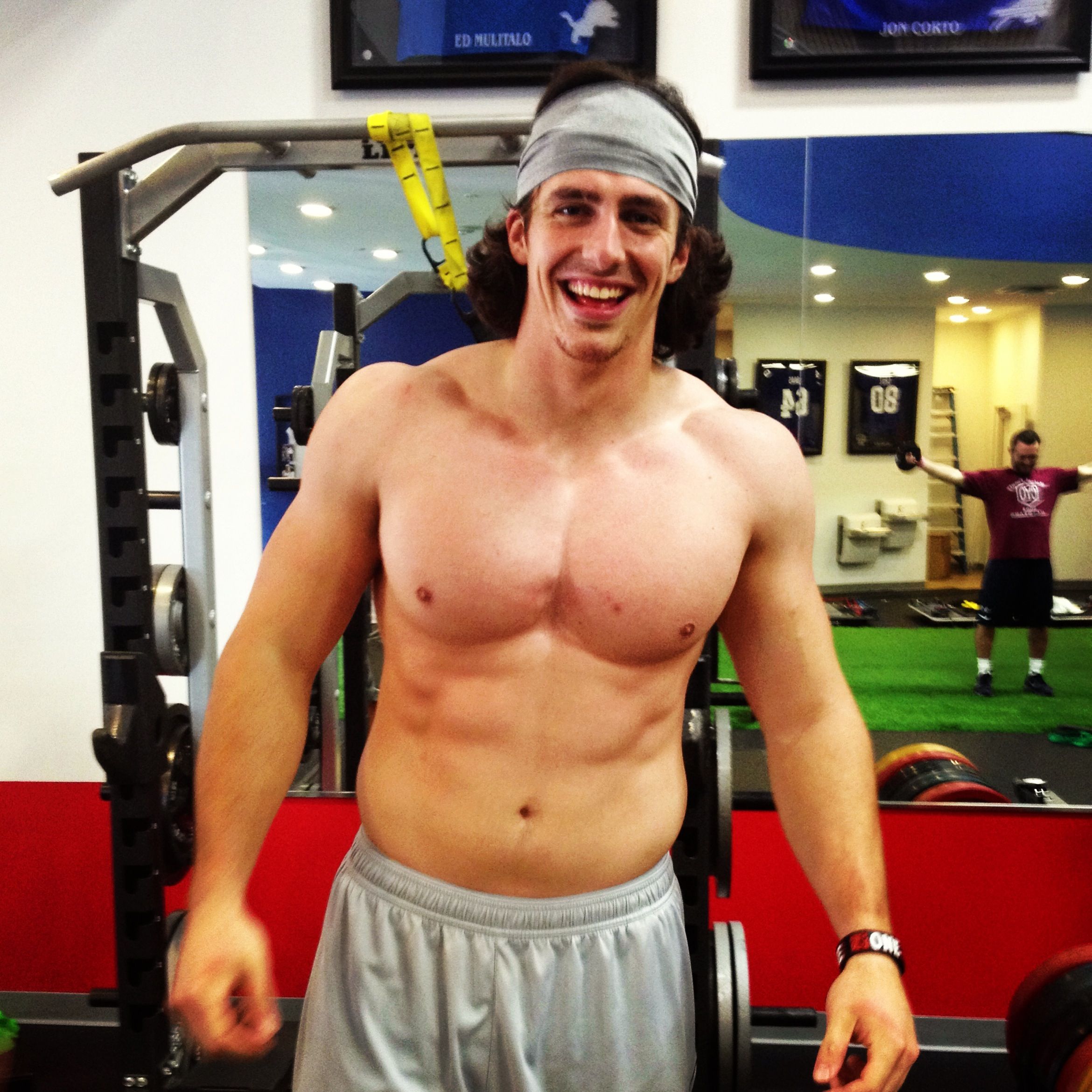 Rice TE Luke Willson getting jacked for the NFL Draft Seattle Seahawks - How Tall Is Luke Wilson: Hollywood Actor’s Build