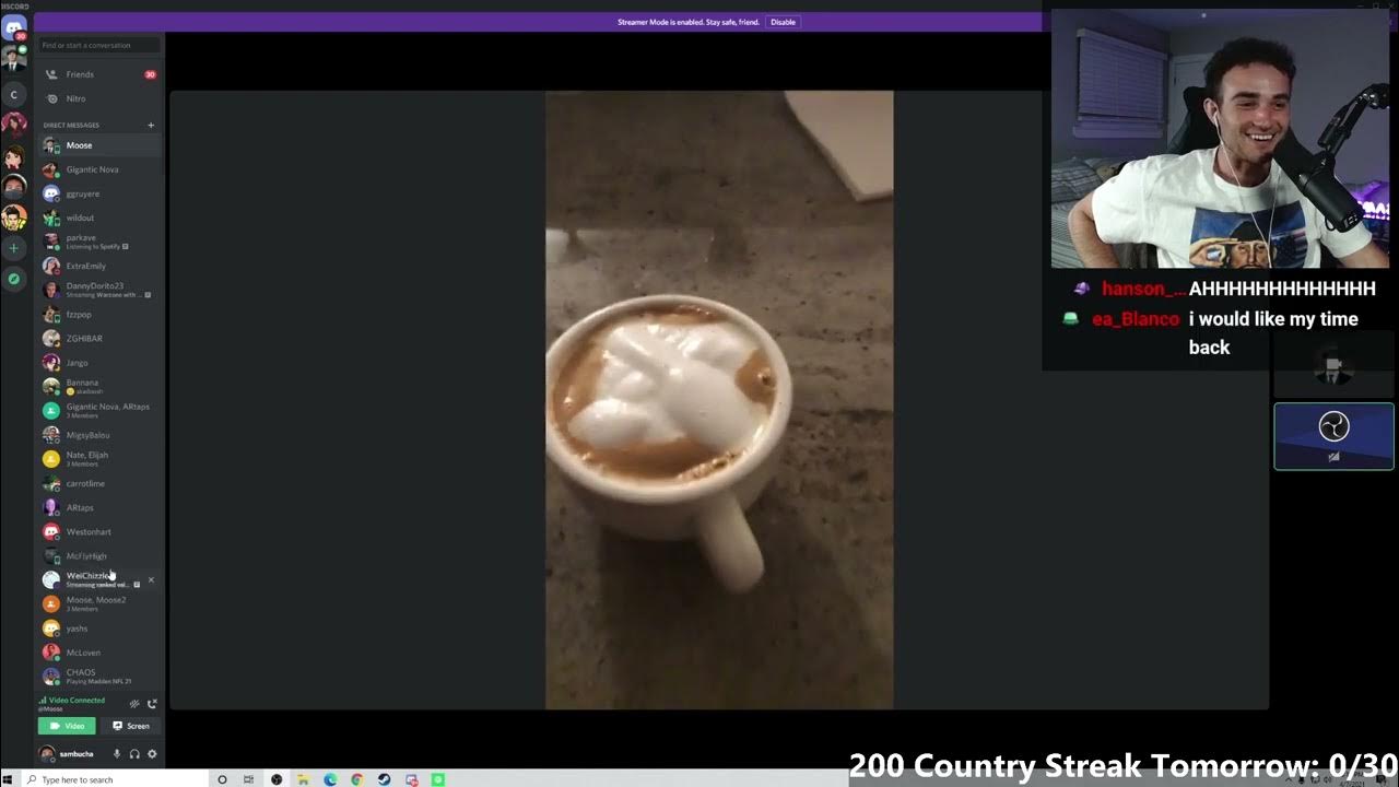 Sambucha Watches Latte Art - YouTube - How Tall Is Sambucha? Data YouTuber’s Height Breakdown
