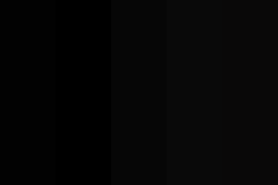 Solid Black Color Palette - black lagoon television show season 2