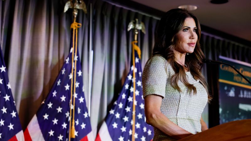 South Dakota Gov. Kristi Noem to endorse Trump at Friday rally | CNN - Kristi Noem Measurements: South Dakota Governor’s Fitness & Form