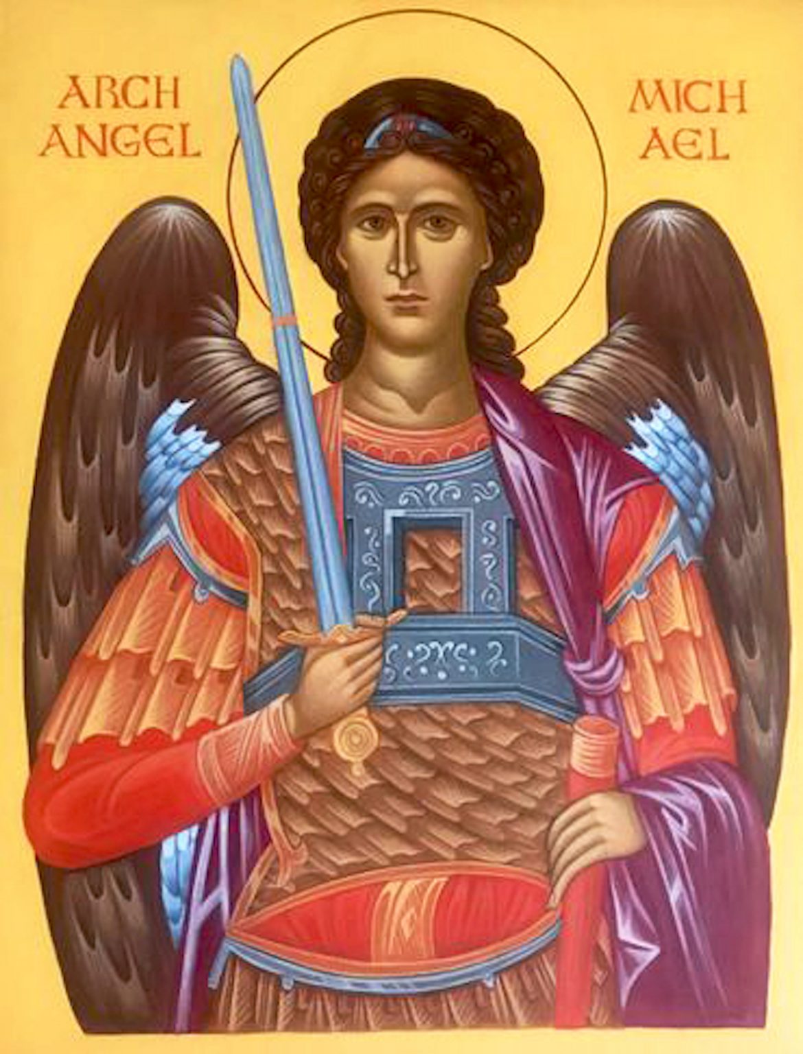 St. Michael the Archangel subject of this year’s iconography workshop - saint seiya the lost canvas television show