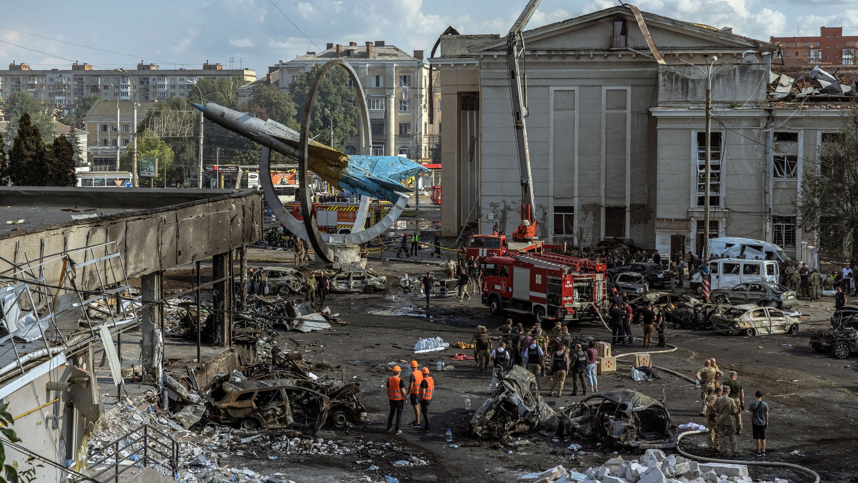 Strikes on Civilians Deep in Ukraine Show Russia’s Lethal Reach - The - attack on titan beyond the walls