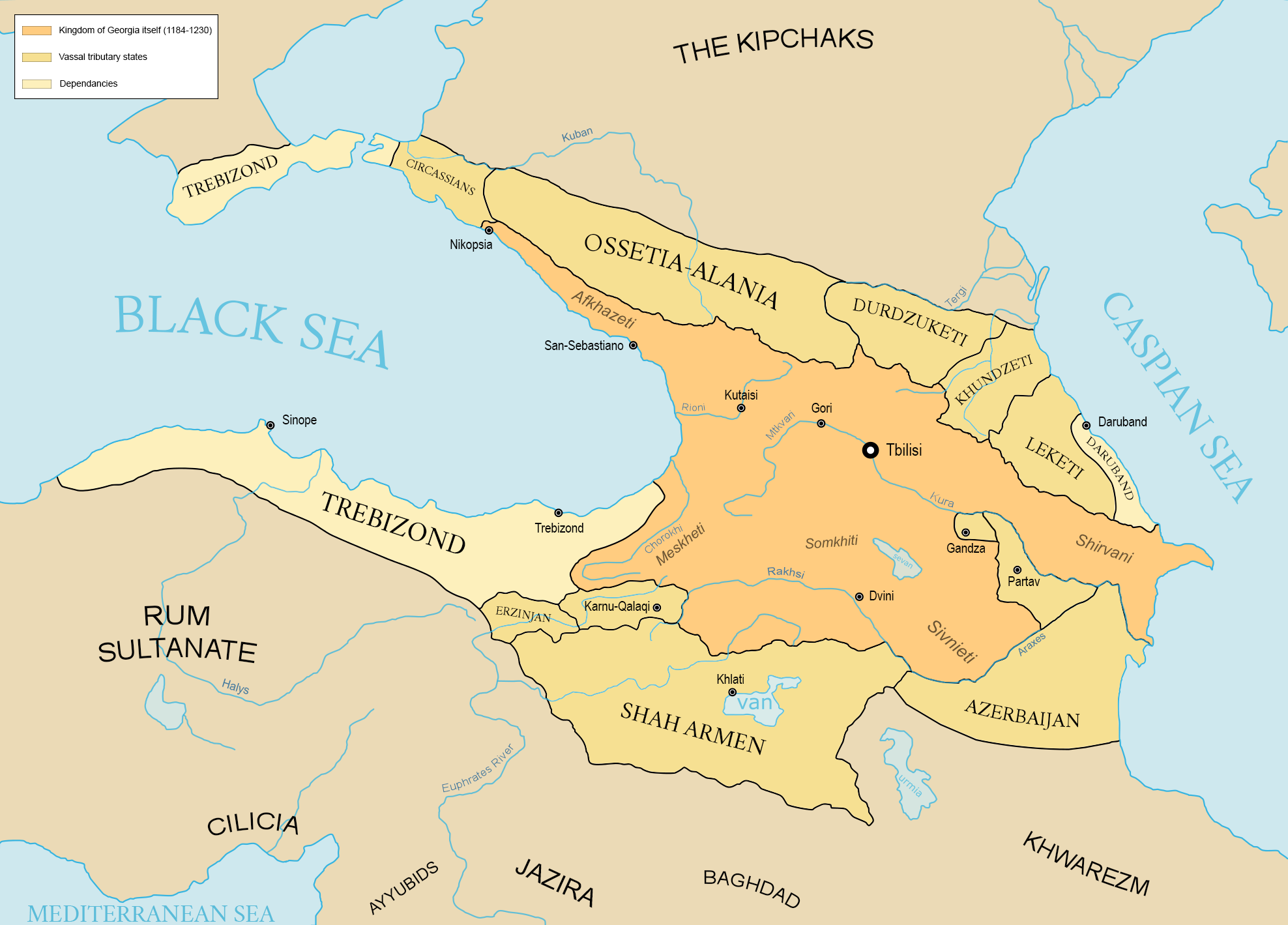 The kingdom of georgia 1184-1230 | Georgia map, Map, History - How Old Was Georgia When She Had Austin in Ginny & Georgia?