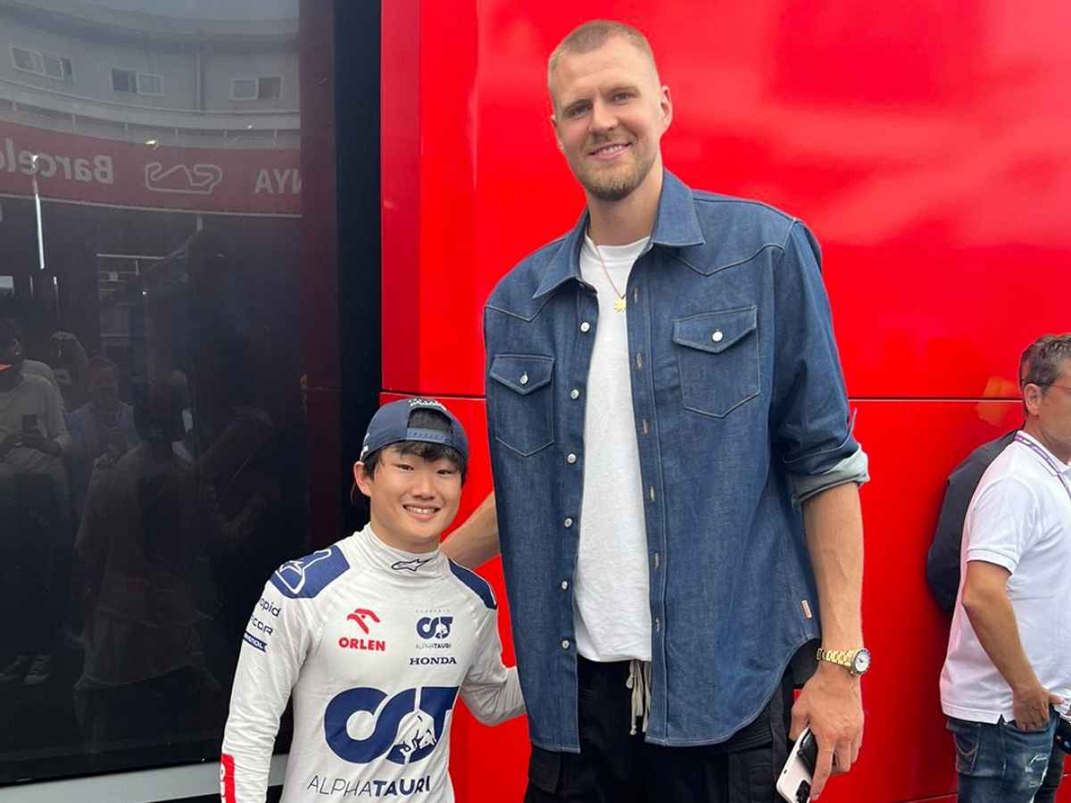 "When did Porzingis have an Asian kid" - Fans SHELL SHOCKED by Kristaps - Yuki Tsunoda Height – How Tall Is the F1 Speedster?